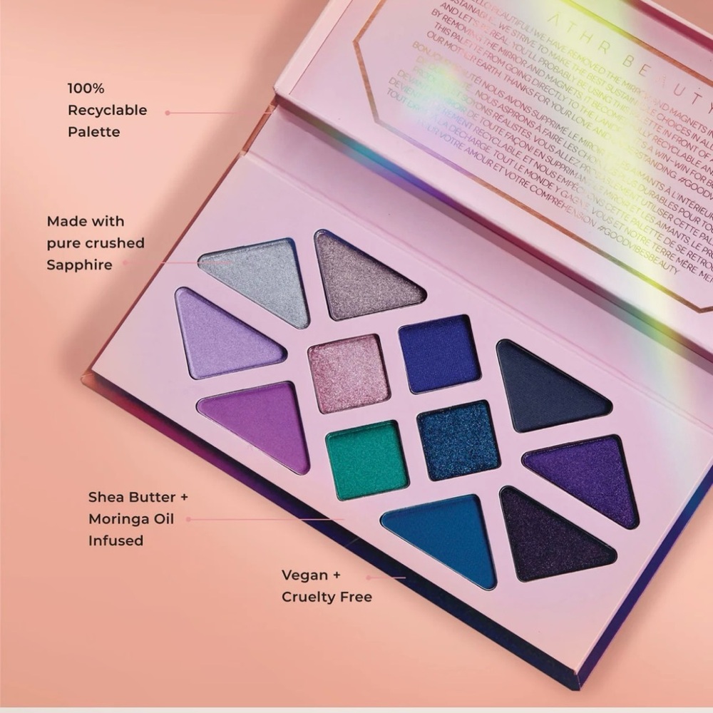 ĀTHR MoonLight Crystal Eyeshadow Palette💜 - Picture 8 of 12